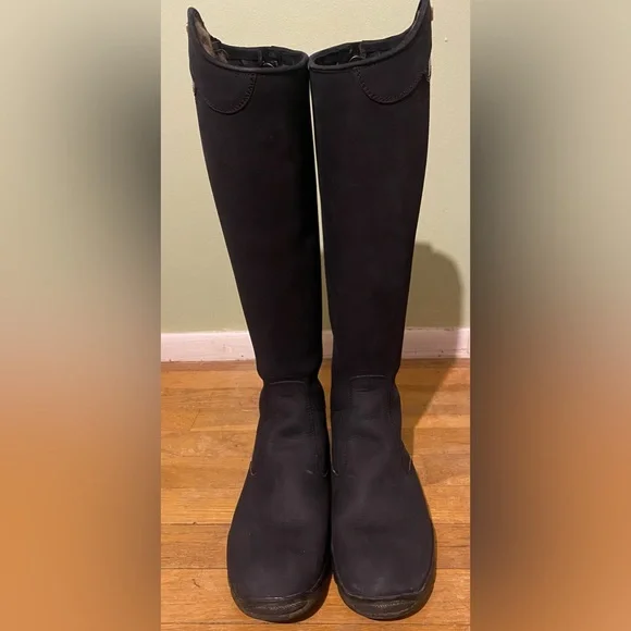 NAVY PETRIE EXPLORER RIDING BOOTS - Picture 2 of 8